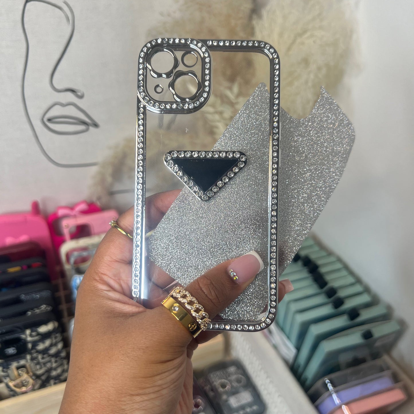 Rimmed Diamonds Case