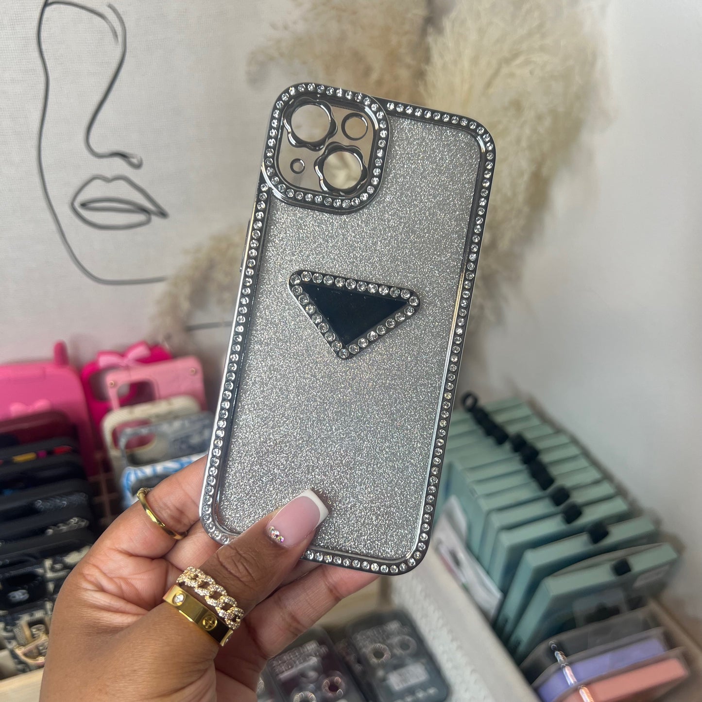 Rimmed Diamonds Case